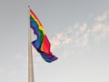 Castro District Rainbow Colored Flag, San Francisco, California