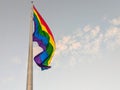 Castro District Rainbow Colored Flag, San Francisco, California