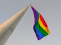 Castro District Rainbow Colored Flag, San Francisco, California