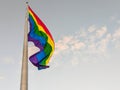 Castro District Rainbow Colored Flag, San Francisco, California