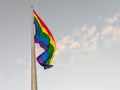 Castro District Rainbow Colored Flag, San Francisco, California