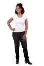 Casual black woman Royalty Free Stock Photo