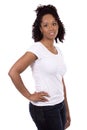 Casual black woman Royalty Free Stock Photo