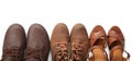 Casual brown shoes Royalty Free Stock Photo