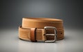 Casual Canvas Belt on Transparent Background Royalty Free Stock Photo