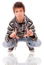 Casual cool young guy Royalty Free Stock Photo