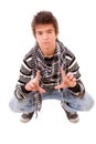 Casual cool young guy Royalty Free Stock Photo