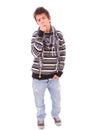 Casual cool young guy Royalty Free Stock Photo