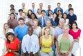 Casual Group Diverse People Social Convention Audience Concept Royalty Free Stock Photo