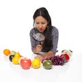 Casual Latina - produce selection Royalty Free Stock Photo