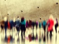 Casual People Rush Hour Walking Commuting City Concept Royalty Free Stock Photo