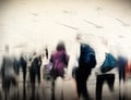 Casual People Rush Hour Walking Commuting City Concept Royalty Free Stock Photo