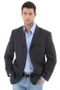 Casual portrait of young businessman Royalty Free Stock Photo