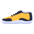 Casual sneakers icon, cartoon style