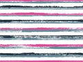 Casual stripes interior wallpaper seamless pattern.