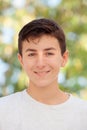 Casual Thirteen year old teenage boy Royalty Free Stock Photo