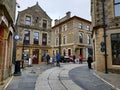 Casual view on Kirkwall city architecture in Scotland, UK