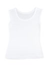 Casual white singlet Royalty Free Stock Photo