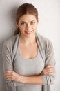 Casual woman portrait . Royalty Free Stock Photo