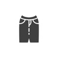 Casual women skirt vector icon