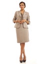 Casual young business woman in suit Royalty Free Stock Photo