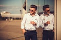 Casual young man outdoors Royalty Free Stock Photo