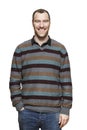 Casually dressed man smiling Royalty Free Stock Photo