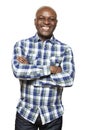 Casually dressed man smiling Royalty Free Stock Photo