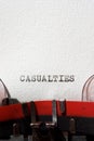 Casualties concept view