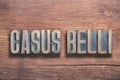 Casus belli wood