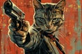 A cat as femme fatale with a score to settle plays a dangerous game Generative AI