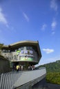 Taipei, suburbs, attractions, cats empty cable car, cable car Royalty Free Stock Photo