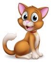 Cat Cartoon Pet Kitten Cute Animal Character Royalty Free Stock Photo