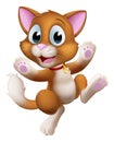 Cat Cartoon Pet Kitten Cute Animal Character Royalty Free Stock Photo