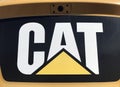 CAT caterpillar vehicle logo detail