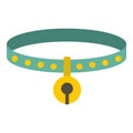 Cat collar icon isolated Royalty Free Stock Photo