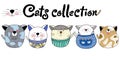 Cat collection, clip art and craft