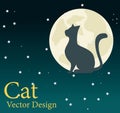 Cat design Royalty Free Stock Photo