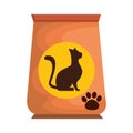 Cat food bag icon Royalty Free Stock Photo