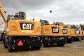 Cat Heavy Equipment on Display Royalty Free Stock Photo