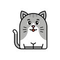 Cat icon Royalty Free Stock Photo