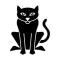 Cat icon vector on trendy design Royalty Free Stock Photo