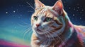 cat illustration highquality image and aest ai generated Royalty Free Stock Photo
