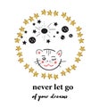 Cat kitty Kat , never let go tag, character design vector , funny cartoon, kawai