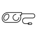 Cat leash icon outline vector. Dog pet Royalty Free Stock Photo