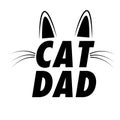 Cat Lover - Cat dad Royalty Free Stock Photo