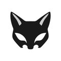 Cat mask logo of Animal face clipart