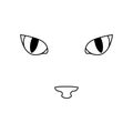 Cat muzzle icon