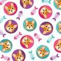 Cat pattern Royalty Free Stock Photo