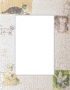 Cat Photo Frame Royalty Free Stock Photo